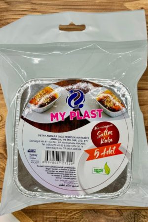MyPlast Alüminyum Sütlaç Kabı - 5 Adet